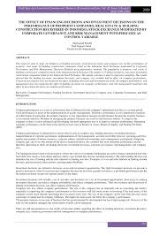Arti pegawai non manajemen non supervisor : Pdf The Effect Of Financing Decisions And Investment Decisions On The Performance Of Property Companies Real Estate Building Construction Registered In Indonesia Stock Exchange Moderated By Corporate Governance And Risk Management