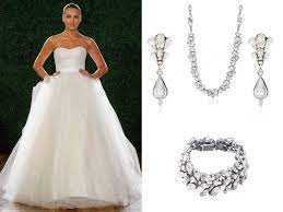 Wedding Jewelry To Accessorize Your Bridal Ball Gown Thomas Laine Jewelry Bridal Ball Gown Wedding Dresses Wedding Dress Advice