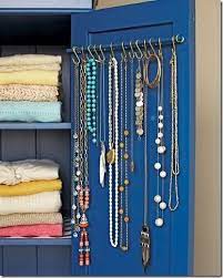 Jewelry Storage Option Inside The Armoire Jewelry Hanger Jewerly Storage Jewelry Organizer Diy