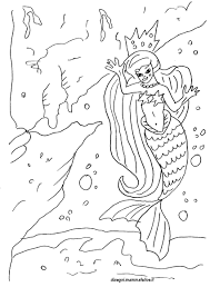 Disegno Da Colorare La Sirena Disegni Mammafelice
