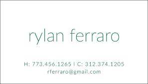 Ferraro Contact Cards In 2021 Contact Card Cards Calling Cards