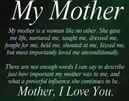 Happy Mothers Day Poems From Daughter Son To Mom 2017 Poetry From Grandson Grandchildren Mothers Day Inspirational Quotes Mother Quotes Mother Quotes Images