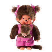 Monchhichi Mother Care With Baby Pink Walmart Com Baby Plush Childhood Toys Baby Pink