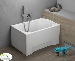 Speziell für kleine bäder gibt es besondere badewannenmodelle, die raumsparend eingebaut werden können und deshalb auch in kleinen räumen ihr plätzchen finden. Badewanne Kleine Wanne Rechteck 100x65 110x70 Mit Ohne Schurze Ablauf Acryl Ebay