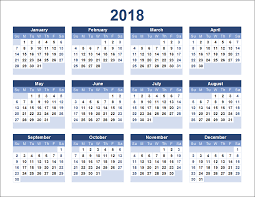 To download this calendars you should click the download button below. Accounting Year 2018 Calendar 2017 Printable Calendar