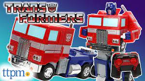 Transformers AutoBot Optimus Prime Converting RC from Jada Toys Review! -  YouTube
