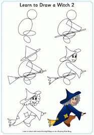 Facebook youtube pin interest instagram. Learn To Draw Halloween Easy Halloween Drawings Halloween Drawings Witch Drawing