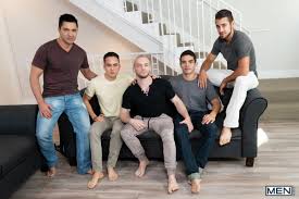 Young Guy Touched by Older Guys - Intriguing Scenes