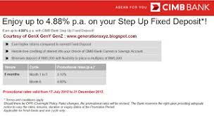 Cimb fixed deposit promotion singaporeshow bank. Fixed Deposit Rates In Malaysia V2
