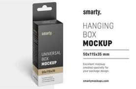 All packaging apparel vehicles indoor advertising outdoor advertising stationery devices free. Hanging Box Mockup 50x115x35 Mm 3394989 Freepsdvn