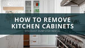 We removed the soffit above kitchen cabinets to give it a more open feel. How To Remove Kitchen Cabinets Discount Dumpster Rental