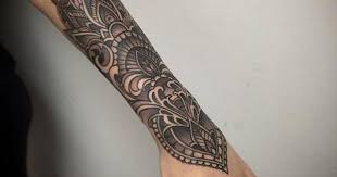 Best Black And Grey Tattoo Artists In Michigan Tattoos Black And Grey Ornamental Forearm 111626 Tattoos Cuff Tattoo Feminine Tattoos