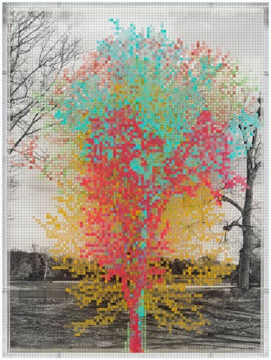 Work by Charles Gaines