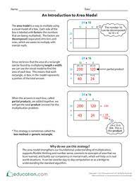 These partial product multiplication worksheets and area model multiplication examples and test are gives to make kids more successful in complex multiplication. 5th Grade Multi Digit Multiplication Printable Worksheets Education Com