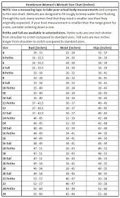 59 valid henderson womens wetsuit size chart