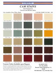 Color Chart R Crete Inc
