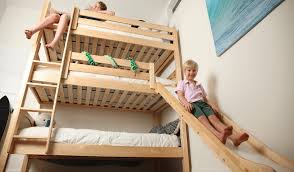 Stairs and slide can be placed on the right or the left side of the bed. Holy Moly Check Out Our Best Selling Stacked Triple Bunk Bed Maxtrix Kids