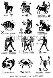 Zodiac Signs With Texts In English And Spanish By Alex Luengo Via Shutterstock Zodiac Designs Zodiac Signs Symbols Zodiac Signs Images