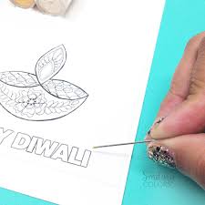 Try to make your diwali card as bright and colorful as possible. Diy Diwali Card Tutorial Make It With Your Kids Free Printable Smiling Colors