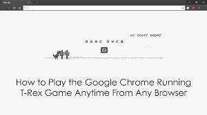 How To Play The Google Chrome Running T Rex Game Anytime From Any Browser Although a couple of changes has been made, the simplicity remains the same, and the best part is that you do not need to connect to internet. t rex game anytime from any browser