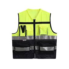 Safety helmets, safety glasses & more apparel. Reflective Safety Vest High Visibility Safety Vest Yellow And Dark Blue Hi Vis Vests Surveyor Safety Vest Muti Function Vest M Buy Online In Barbados At Barbados Desertcart Com Productid 46561683