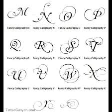 Illustration of handwritten script font of alphabet letters design for tattoo. Tattoosdeal Com Lettering Alphabet Graffiti Lettering Tattoo Lettering