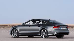 Audi rs7 daytona matte + red interior (launch, driving etc). 2014 Audi Rs7 Sportback Daytona Grey Matt Side Caricos