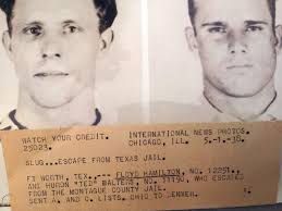 1938 RARE PRESS PHOTO FLOYD HAMILTON & TED WALTERS BARROW GANG