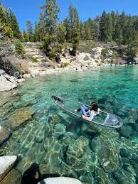Lake tahoe is the second deepest lake in the u.s., with a maximum depth of 1,645 feet (501 m), trailing oregon's crater lake at 1,949 ft (594 m). Clearly Tahoe Offers A Unique Look At Lake Tahoe Sierrasun Com