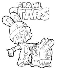 Of kleur één van de andere. Penny Coloring Pages From Brawl Stars Print For Free