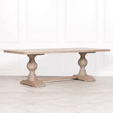 We have modern and traditional. Aletris Pedestal Rectangular Rustic Wooden Large Dining Table Furniture La Maison Chic Luxury Interiors