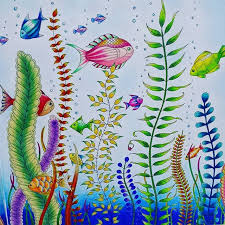 大人の塗り絵 おとなのぬりえ ぬりえ ジョハンナバスフォード ジョバンナバスフォード 海の楽園 コロリアージュ 색칠 색칠그림 adultco johanna basford coloring book ocean coloring pages lost ocean coloring book