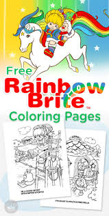 Rainbow Brite Is Back And Better Than Ever This Favorite 80 S Childhood Character Is Making The World Brighter Wit Coloring Books Coloring Pages Rainbow Brite