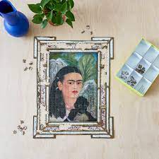 My grandparents, my parents, and i (family tree) 1936. Frida Kahlo Shaped Jigsaw Puzzle 884 Pieces Moma Design Store
