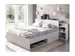 Tagesbett mit 3 schubladen bei einem tagesbett mit 3 schubladen fallen die einzelnen schubladen kleiner aus und eignen sich daher meistens für spielzeug oder andere kleine gegenstände. Bett Mit Stauraum Florian 140x190 Cm Weiss Kaufen