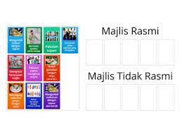 Majlis Rasmi Dan Tidak Rasmi Sumber Pengajaran