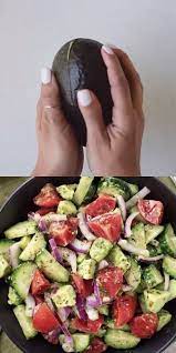 Avocado Tomato Salad In 2020 Avocado Recipes Salad Recipes Healthy Lunch Good Healthy Recipes