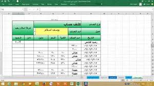 نموذج كشف رواتب الموظفين excel 2010