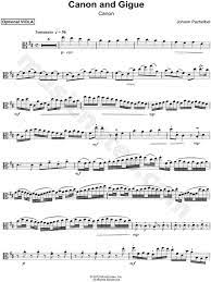 Play free viola sheet music such as pachelbel's canon in d; Johann Pachelbel Canon And Gigue Canon Viola Optional Sheet Music In D Major Download Print Sku Mn0128109