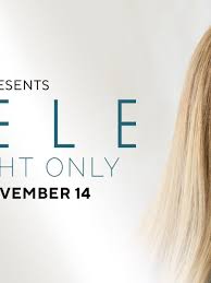 During theone night onlysunset performance at the iconic griffith observatory, which aired on sunday night on channel 7, adele introduced . Adele Announces One Night Only Tv Special Pitchfork