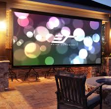 I also have netting on the sides and top. Elite Screens Diy Wall 3 Series White Portable Wall Projection Screen Reviews Wayfair