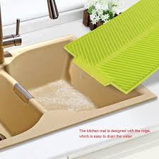Kitchen sink mats with drain hole. Buy Silicone Kitchen Sink Washing Up Drying Drain Mat Dish Glassware Pots Rack Drainer At Affordable Prices Free Shipping Real Reviews With Photos Joom