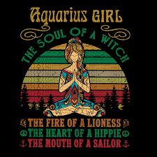 Download Aquarius Girl Svg Yoga Black Women Birthday By Digital4u On Zibbet