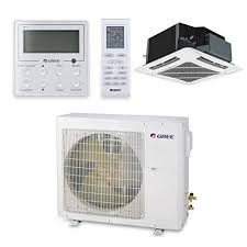 The number of btus (british thermal units) is the amount of heat the unit can transfer per hour. Gree Umat30hp230v1ac S 30 000 Btu 20 Seer Ceiling Cassette Ductless Mini Split Air Conditioner Heat Pump 208 2 Ductless Mini Split Heat Pump System Heat Pump
