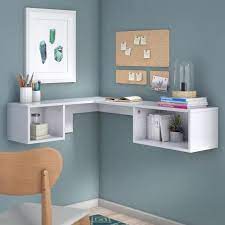 Chaves L Shape Corner Schwimmender Schreibtisch Chaves Corner Lshape Schreibtisch Sch Cheap Office Furniture Home Office Furniture Diy Corner Desk