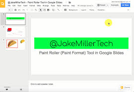 In google slides, it's easy to create a custom theme with your fonts, colors, logo and branding. Paint Roller Tool In Google Slides Jake Miller