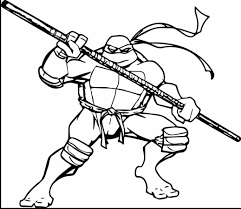 Kies je favoriete kleurplaat, print 'm en begin met kleuren! Ninja Turtles08 Gratis Kleurplaten Printen Of Opslaan