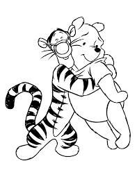 Here's another example of a fictional character inspired by the tiger. Winnie The Pooh And Tigger Coloring Page Drawing Free Image Download