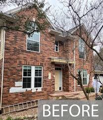 We are still in the process of doing some landscaping, replacing the railing and getting. Should You Paint Your Brick House Pros Cons