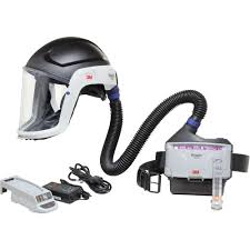 Employees in industrial particulate environments need a high level of protection and comfort when working long shifts. 3m Versaflo Heavy Industry Papr Kit Headcover Faceshield Lithium Ion Battery Scn Industrial